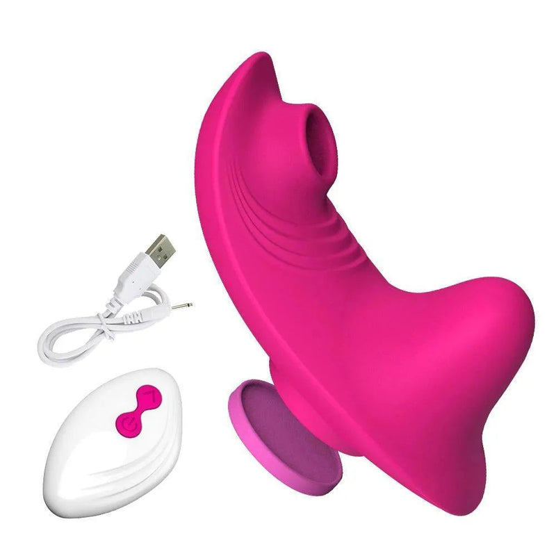 SecretPlus — Vibratore da slip con suzione e telecomando