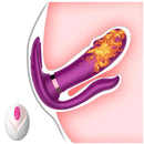 Cute Cat — Vibratore indossabile riscaldante per punto G, clitoride e ano