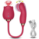 RoseNuo — Rosa succhia-clitoride con vibratore per il punto G