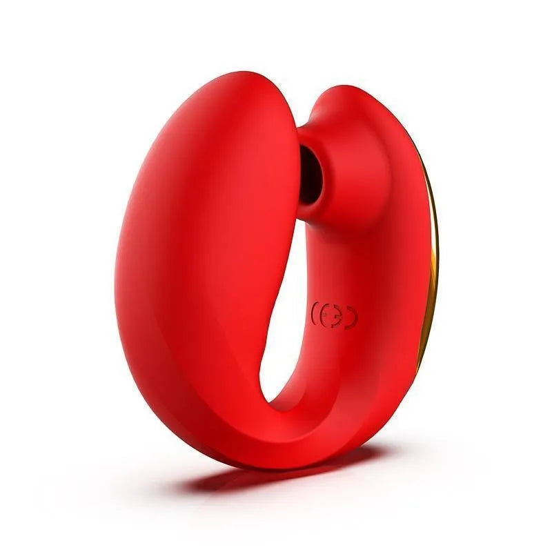 Tina Sense Red — Succhia-clitoride e vibratore flessibile, 5 aspirazioni e 10 vibrazioni