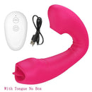 Sindy — Succhia-clitoride 3 in 1 con lingua vibrante, vibratore interno e telecomando