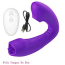 Sindy — Succhia-clitoride 3 in 1 con lingua vibrante, vibratore interno e telecomando