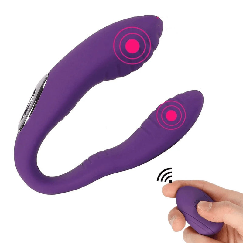 Vibratore per la coppia a U con telecomando, 10 modalità
