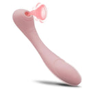 TwoLoving — Vibratore wand con succhia-clitoride, 10 + 7 modalità